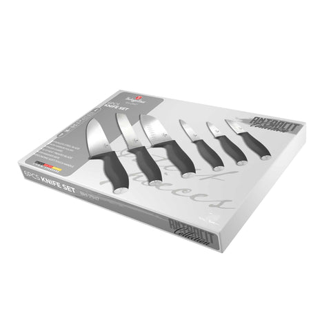  BH/2947, juego de cuchillos de 6 piezas, antracita mate, juego de cuchillos de 6 piezas a., juego de cuchillos, cuchillos, cuchillo, cuchillos y herramientas de corte