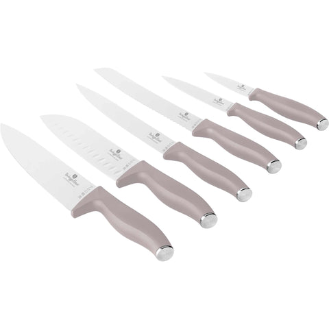  BH/2953, juego de cuchillos de 6 piezas, color topo mate, juego de cuchillos de 6 piezas a., juego de cuchillos, cuchillos, cuchillo, cuchillos y herramientas de corte