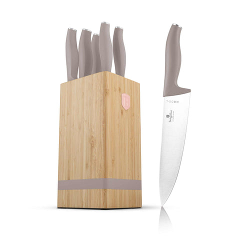 Juego De 6 Cuchillos Con Soporte De Bambú, Imagen conceptual