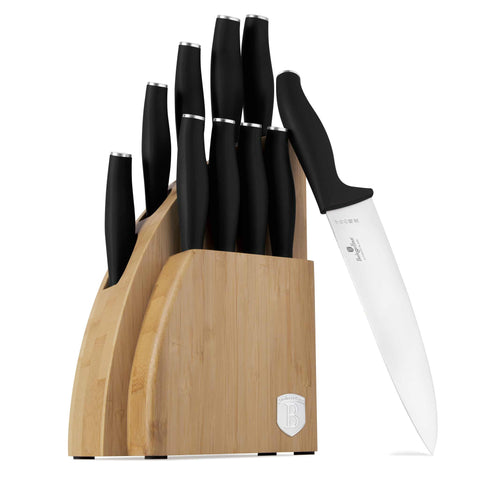 Juego De 10 Cuchillos Con Soporte De Bambú, Imagen conceptual
