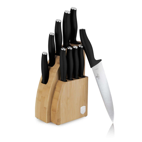 Juego De 10 Cuchillos Con Soporte De Bambú, Imagen conceptual