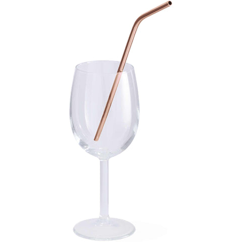  BH/2982, juego de 6 pajitas dobladas de acero inoxidable, oro rosa, juego de pajitas, juego de pajitas de acero inoxidable, vajilla, otros