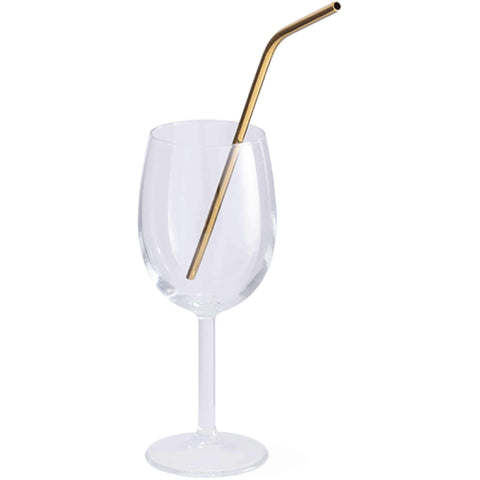 BH/2983, juego de 6 pajitas dobladas de acero inoxidable, champán, juego de pajitas, juego de pajitas de acero inoxidable, vajilla, otros