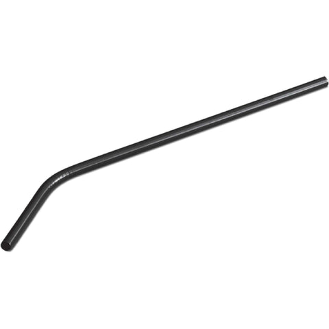  BH/2984, juego de 6 pajitas dobladas de acero inoxidable, negro, juego de pajitas, juego de pajitas de acero inoxidable, vajilla, otros