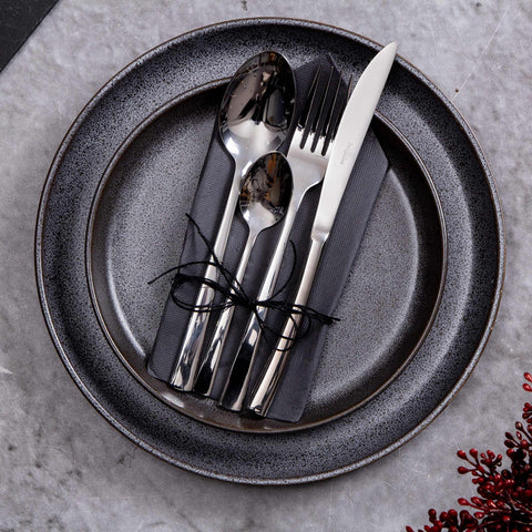  BH/3040, juego de cubiertos de 24 piezas con espejo, acero inoxidable, juego de cubiertos de 24 piezas, juego de cubiertos, cubiertos, espejo, vajilla