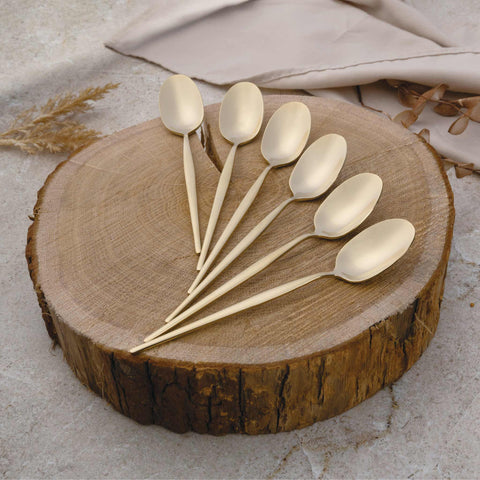  BH/3067, juego de cubiertos de 24 piezas con recubrimiento PVD dorado pulido espejo, champán, juego de cubiertos de 24 piezas, juego de cubiertos, cubiertos, espejo, vajilla