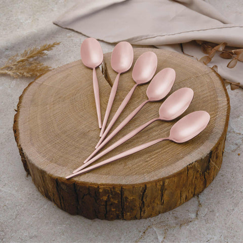  BH/3068, juego de cubiertos de 24 piezas con recubrimiento PVD de oro rosa pulido espejo, oro rosa, juego de cubiertos de 24 piezas, juego de cubiertos, cubiertos, espejo, vajilla