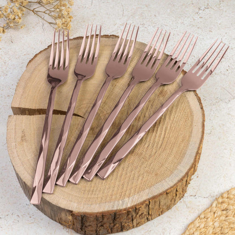 BH/3082, juego de cubiertos de 24 piezas con recubrimiento PVD de oro rosa pulido espejo, oro rosa, juego de cubiertos de 24 piezas, juego de cubiertos, cubiertos, espejo, vajilla