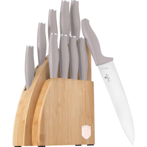 Juego De 10 Cuchillos Con Soporte De Bambú, Imagen conceptual