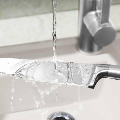 Set De 6 Cuchillos Con Soporte De Madera De Acacia