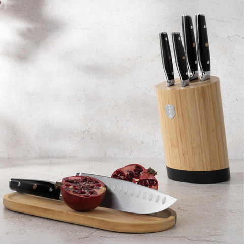 Juego De 6 Cuchillos Con Soporte De Bambú, Imagen lifestyle