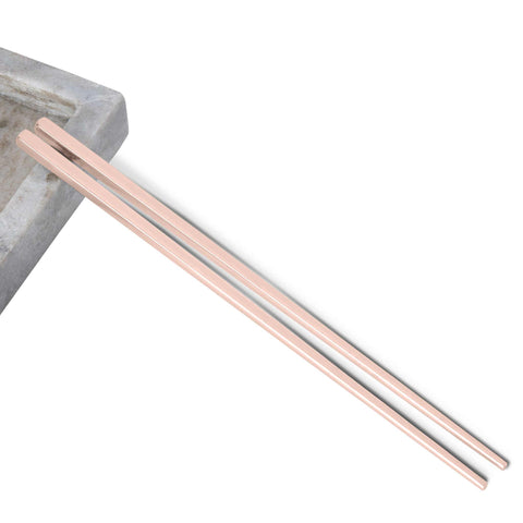  BH/3162, juego de 12 palillos con revestimiento de PVD de oro rosa, oro rosa, juego de 12 palillos, juego de palillos, juego de cubiertos, cubiertos, espejo, vajilla, otros