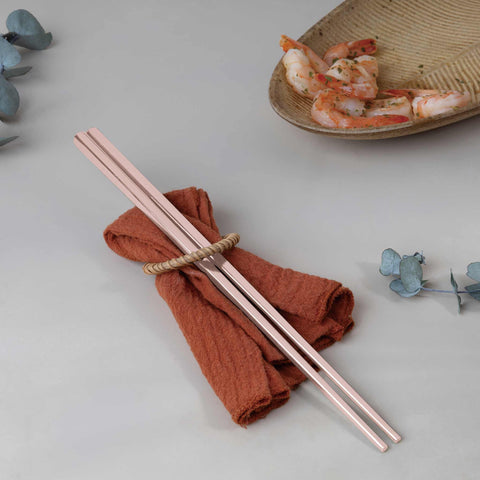  BH/3162, juego de 12 palillos con revestimiento de PVD de oro rosa, oro rosa, juego de 12 palillos, juego de palillos, juego de cubiertos, cubiertos, espejo, vajilla, otros