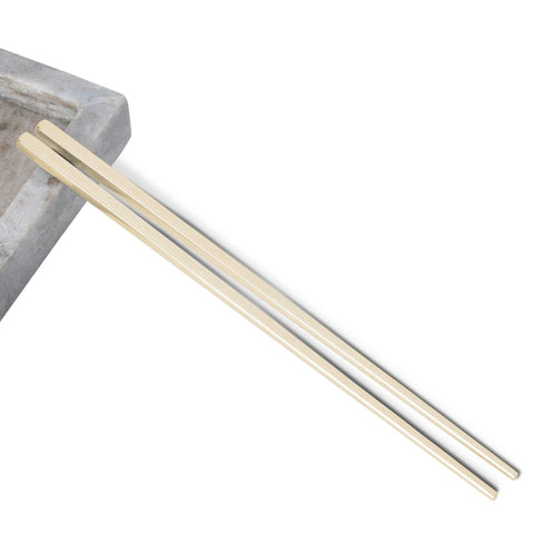  BH/3163, juego de 12 palillos con revestimiento de PVD dorado champán, champán, juego de 12 palillos, juego de palillos, juego de cubiertos, cubiertos, espejo, vajilla, otros