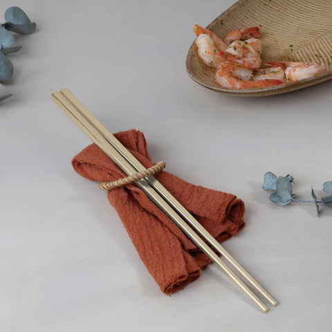  BH/3163, juego de 12 palillos con revestimiento de PVD dorado champán, champán, juego de 12 palillos, juego de palillos, juego de cubiertos, cubiertos, espejo, vajilla, otros