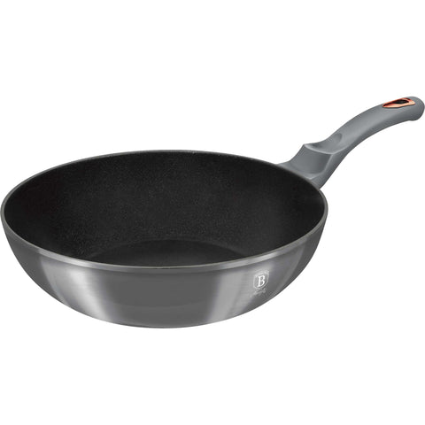  BH/6007, Wok 28cm, Gris, Wok 28 cm, Wok, Batería de cocina, Cocina, Sartenes