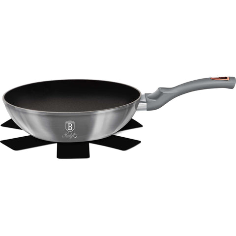  BH/6007, Wok 28cm, Gris, Wok 28 cm, Wok, Batería de cocina, Cocina, Sartenes