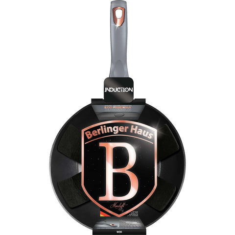  BH/6007, Wok 28cm, Gris, Wok 28 cm, Wok, Batería de cocina, Cocina, Sartenes