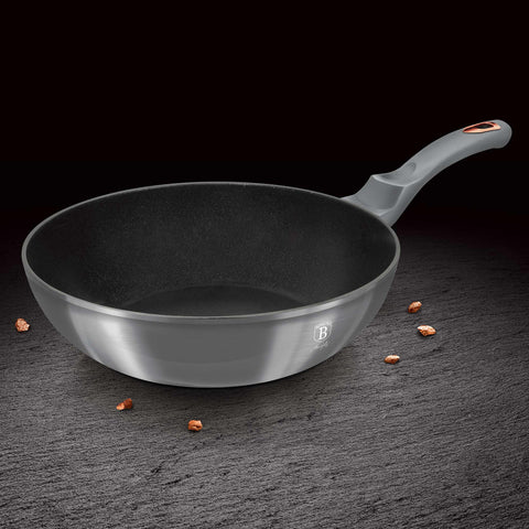  BH/6007, Wok 28cm, Gris, Wok 28 cm, Wok, Batería de cocina, Cocina, Sartenes