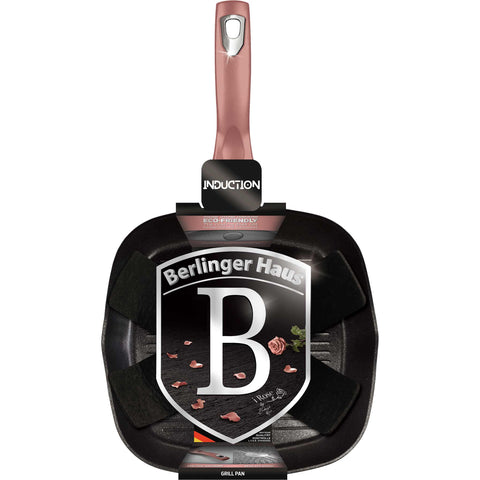  BH/6027,BH/6086,Sartén grill 28cm,Rosa,Sartén grill 28 cm,Sartén,Sartén grill,Utensilios de cocina,Cocinar,Sartenes