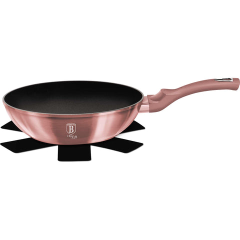 wok, utensilios de cocina, cocinar,,wok de 28 cm,rosa,,,BH/6030