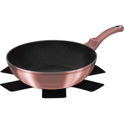 wok, utensilios de cocina, cocinar,,wok de 28 cm,rosa,,,BH/6030