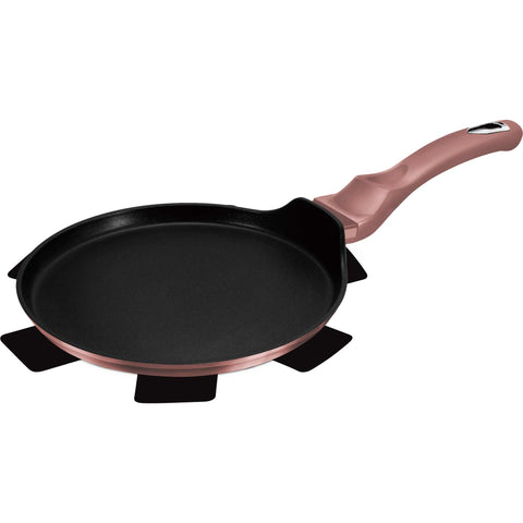 sartén para panqueques, utensilios de cocina, cocinar, sartén para panqueques de 25 cm, rosa,,,BH/6031