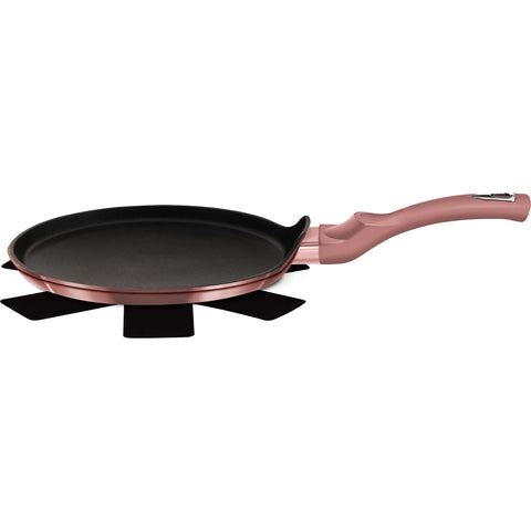 sartén para panqueques, utensilios de cocina, cocinar, sartén para panqueques de 25 cm, rosa,,,BH/6031