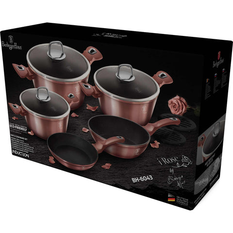  BH/6043, juego de utensilios de cocina de 10 piezas, rosa, juego de utensilios de cocina de 10 piezas c., juego de utensilios de cocina, ollas y sartenes, juego de ollas y sartenes, juego, cocina, utensilios de cocina, ollas y cazuelas