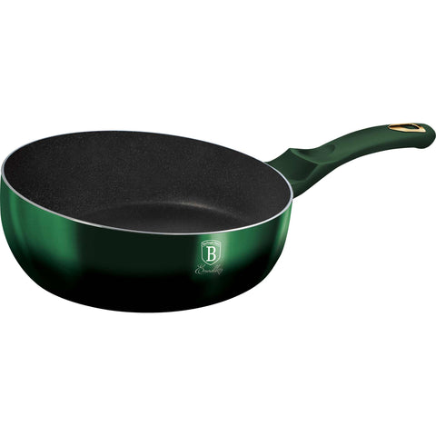 sartén, sartén abatible, sartén, utensilios de cocina, cocinar, sartén abatible de 26 cm, esmeralda/verde,,,BH/6052