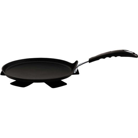 Sartén para panqueques, utensilios de cocina, cocinar, sartén para panqueques de 25 cm, negra, LP-KL-003, BH/6128