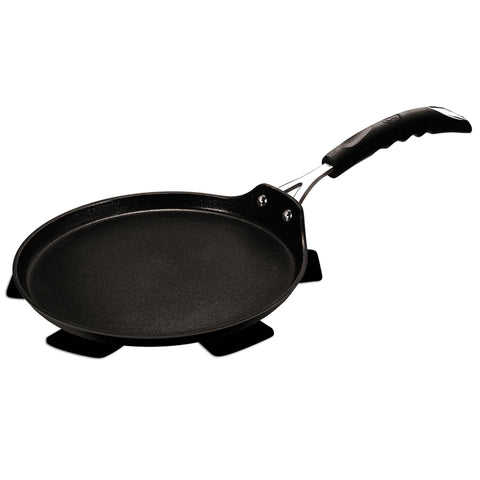 Sartén para panqueques, utensilios de cocina, cocinar, sartén para panqueques de 25 cm, negra, LP-KL-003, BH/6128