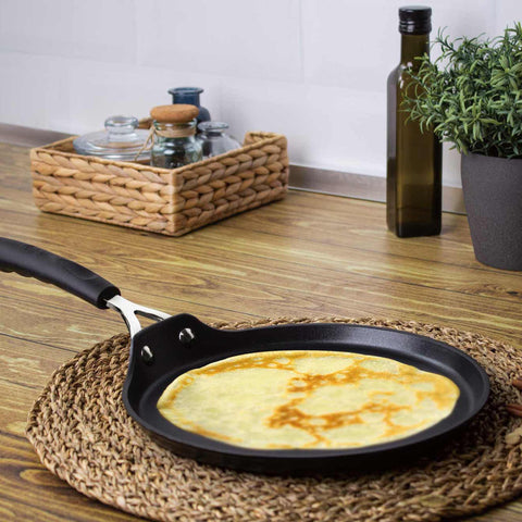  BH/6128,LP,KL,003,Molde para panqueques de 25 cm,Negro,Molde para panqueques de 25 cm,Molde para panqueques,Utensilios de cocina,Cocinar,Sartenes,Molde para crepes/panqueques