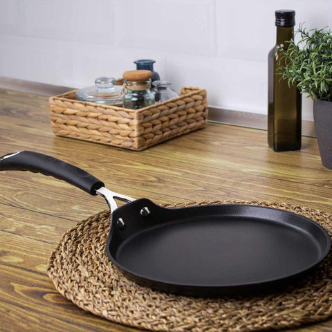  BH/6128,LP,KL,003,Molde para panqueques de 25 cm,Negro,Molde para panqueques de 25 cm,Molde para panqueques,Utensilios de cocina,Cocinar,Sartenes,Molde para crepes/panqueques