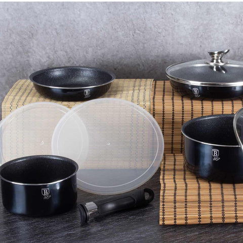  BH/6146, juego de utensilios de cocina de 9 piezas, aguamarina, azul, juego de utensilios de cocina de 9 piezas, mango de clic, utensilios de cocina inteligentes, juego de utensilios de cocina, ollas y sartenes, juego de ollas y sartenes, juego, clic, cocina, utensilios de cocina, ollas y cazuelas