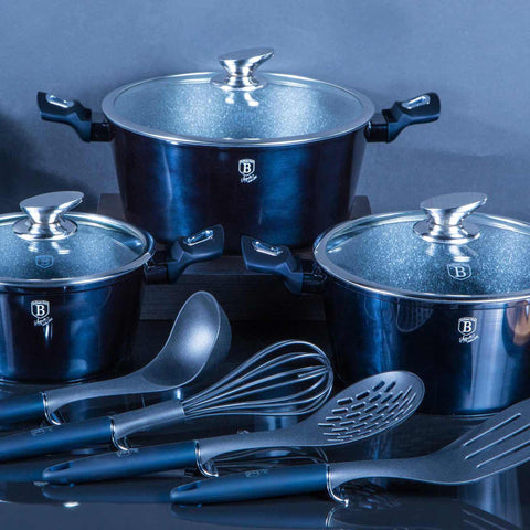  BH/6152, juego de utensilios de cocina de 10 piezas, aguamarina, azul, juego de utensilios de cocina de 10 piezas a., juego de utensilios de cocina, ollas, juego de ollas, juego, herramientas de cocina, cocina, utensilios de cocina, ollas y cazuelas