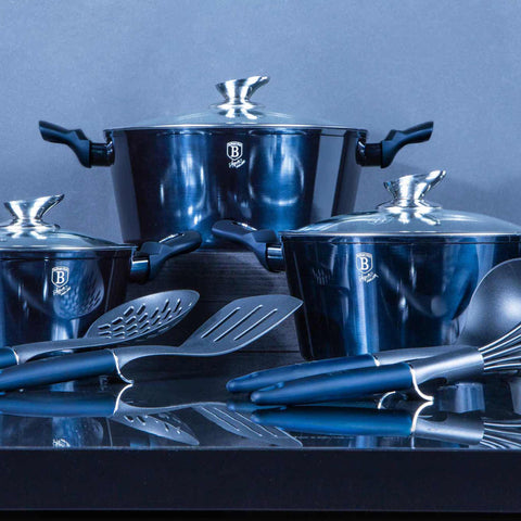  BH/6152, juego de utensilios de cocina de 10 piezas, aguamarina, azul, juego de utensilios de cocina de 10 piezas a., juego de utensilios de cocina, ollas, juego de ollas, juego, herramientas de cocina, cocina, utensilios de cocina, ollas y cazuelas