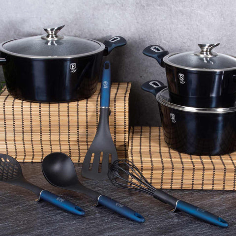  BH/6152, juego de utensilios de cocina de 10 piezas, aguamarina, azul, juego de utensilios de cocina de 10 piezas a., juego de utensilios de cocina, ollas, juego de ollas, juego, herramientas de cocina, cocina, utensilios de cocina, ollas y cazuelas