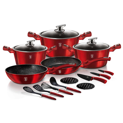 Juego De Utensilios De Cocina De 17 Piezas