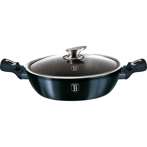  BH/6165, Olla baja con tapa 24cm, Aguamarina, Azul, Olla baja 24 cm, Olla baja, Olla baja con tapa, Olla, Utensilios de cocina, Cocina, Ollas y cazuelas