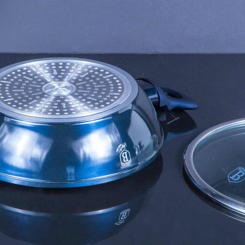  BH/6165, Olla baja con tapa 24cm, Aguamarina, Azul, Olla baja 24 cm, Olla baja, Olla baja con tapa, Olla, Utensilios de cocina, Cocina, Ollas y cazuelas