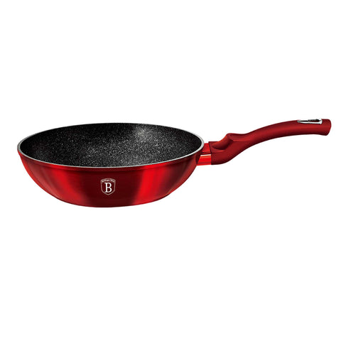 wok, utensilios de cocina, cocinar,wok de 30 cm,burdeos, rojo,RENEW,BH/6166,BH/6166NPR