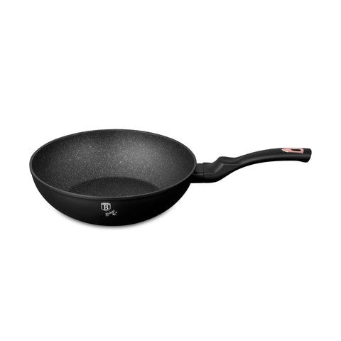  BH/6178NPR, Wok 30cm, Negro, Oro Rosa, Wok 30 cm, Wok, Batería de cocina, Cocina, Sartenes