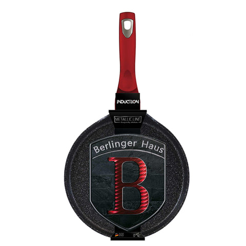  BH/6179, Sartén para panqueques de 28 cm, color burdeos, rojo, sartén para panqueques de 28 cm, sartén para panqueques, utensilios de cocina, cocina, sartenes, sartén para crepes/panqueques