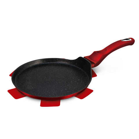  BH/6179, Sartén para panqueques de 28 cm, color burdeos, rojo, sartén para panqueques de 28 cm, sartén para panqueques, utensilios de cocina, cocina, sartenes, sartén para crepes/panqueques