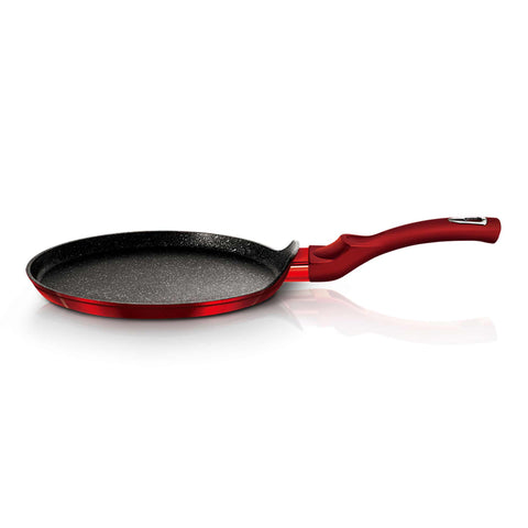  BH/6179, Sartén para panqueques de 28 cm, color burdeos, rojo, sartén para panqueques de 28 cm, sartén para panqueques, utensilios de cocina, cocina, sartenes, sartén para crepes/panqueques