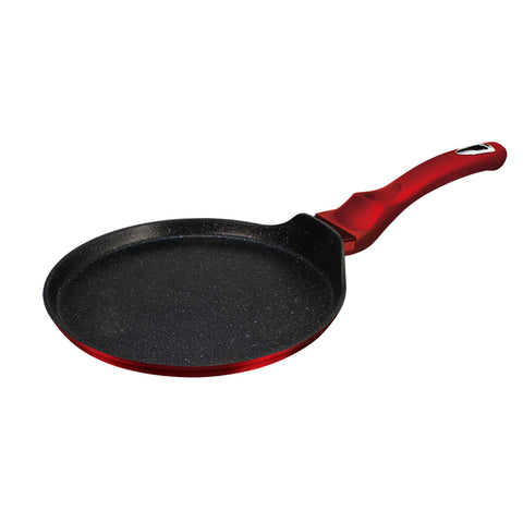  BH/6179, Sartén para panqueques de 28 cm, color burdeos, rojo, sartén para panqueques de 28 cm, sartén para panqueques, utensilios de cocina, cocina, sartenes, sartén para crepes/panqueques