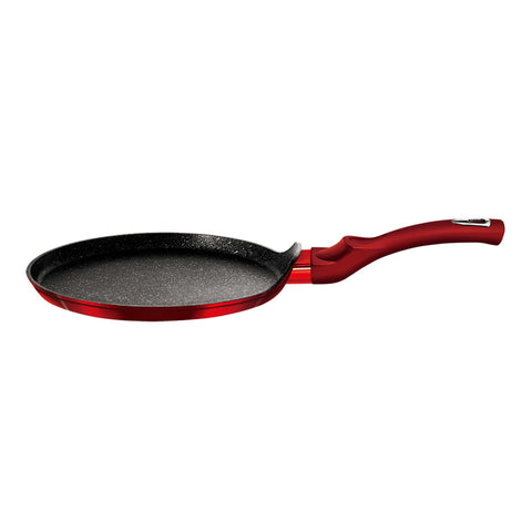  BH/6179, Sartén para panqueques de 28 cm, color burdeos, rojo, sartén para panqueques de 28 cm, sartén para panqueques, utensilios de cocina, cocina, sartenes, sartén para crepes/panqueques