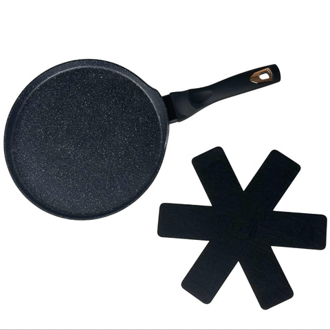  BH/6181, Sartén para panqueques de 28 cm, Negro, Oro rosa, Sartén para panqueques de 28 cm, Sartén para panqueques, Utensilios de cocina, Cocina