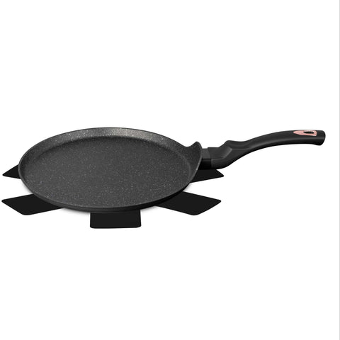  BH/6181, Sartén para panqueques de 28 cm, Negro, Oro rosa, Sartén para panqueques de 28 cm, Sartén para panqueques, Utensilios de cocina, Cocina